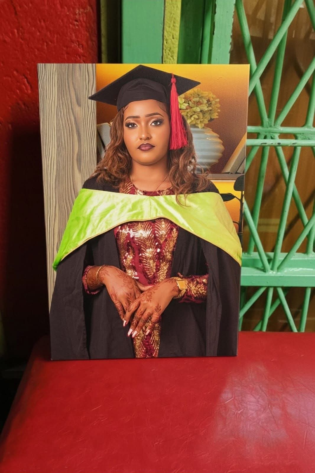 Graduation photo mounting by SM Photography